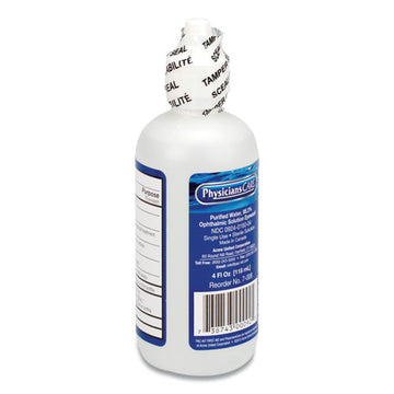 PhysiciansCare® by First Aid Only® First Aid Refill Components Disposable Eye Wash, 4 Oz Bottle freeshipping - TVN Wholesale